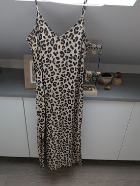 Leopard Print Slip Dress